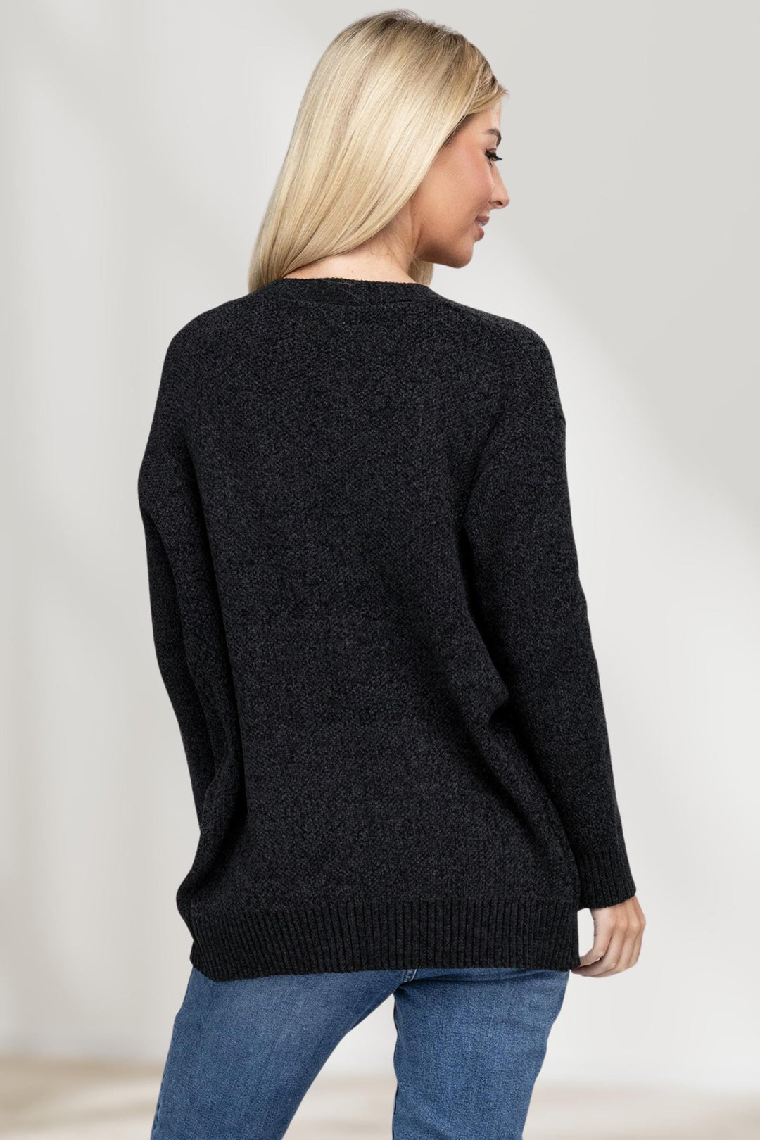 Comfortabele Open Front Sweater Cardigan voor Dames