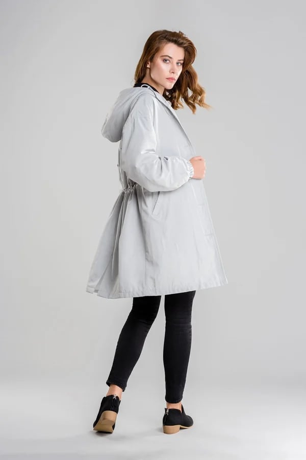 Ruime Windbreaker met Capuchon voor Comfort