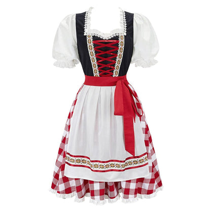 Traditioneel Dirndl-kostuum met klassieke elementen voor feesten