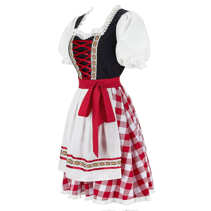 Traditioneel Dirndl-kostuum met klassieke elementen voor feesten