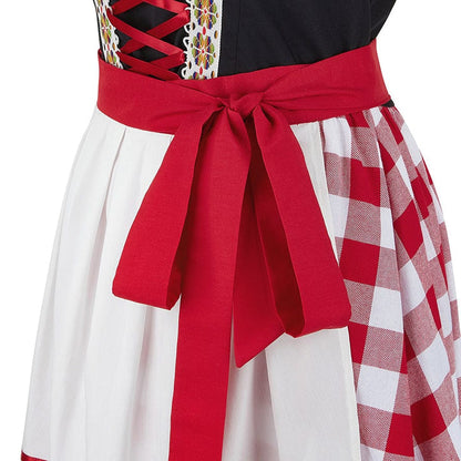 Traditioneel Dirndl-kostuum met klassieke elementen voor feesten