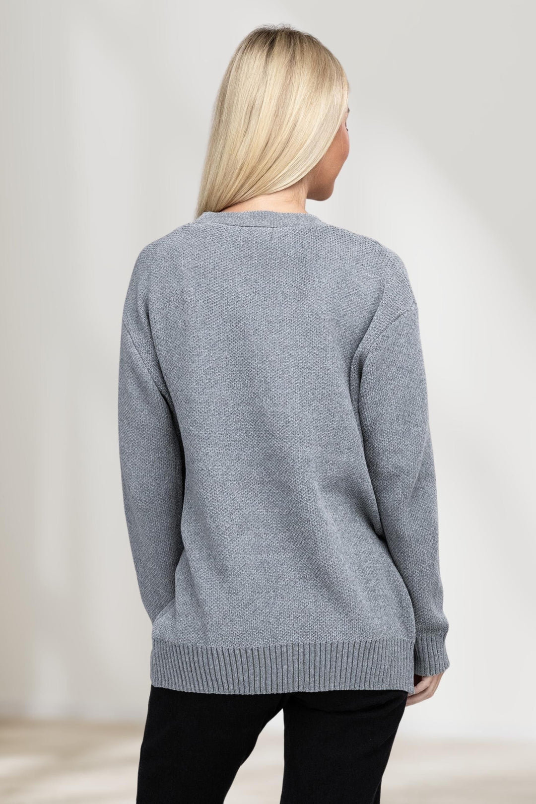 Comfortabele Open Front Sweater Cardigan voor Dames