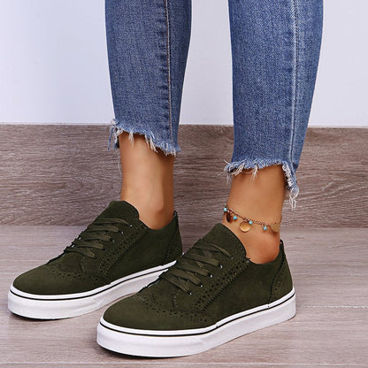 Lage Dames Sneakers met Veters – hippe en Comfortabel