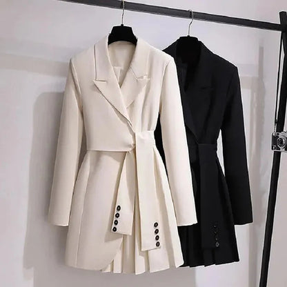 Franse Geïnspireerde Trenchcoat Jacket voor Tijdloze Stijl